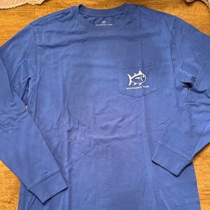 Southern Tide Classic Blue Pocket Tee